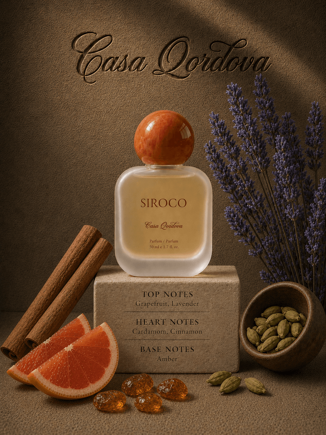 Siroco fragrance bottle